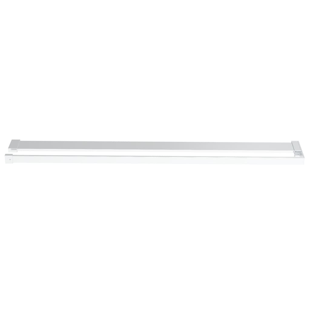 Paravan Duș Walk-In Cu Raft Sticlă Esg/Aluminiu