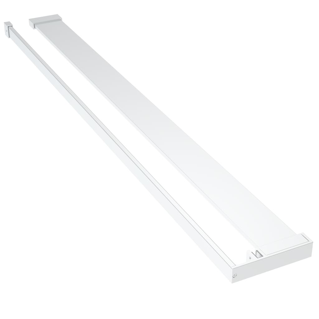 Paravan Duș Walk-In Cu Raft Sticlă Esg/Aluminiu