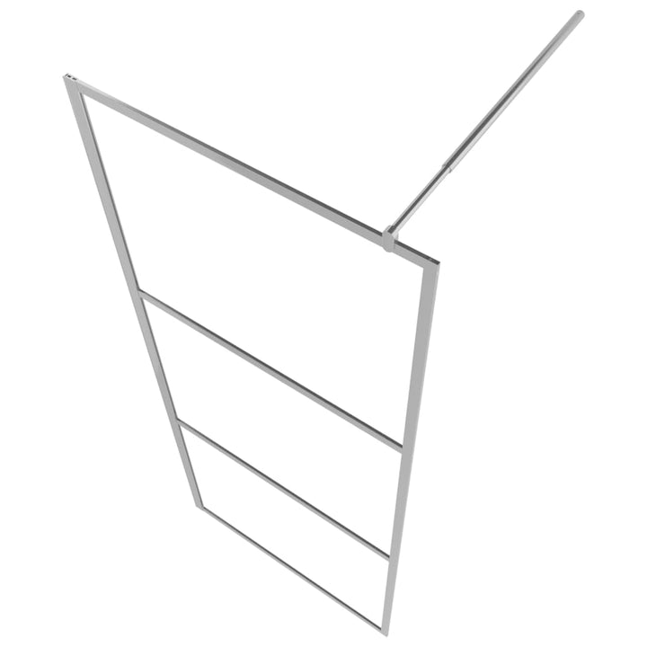 Paravan Duș Walk-In Cu Raft Sticlă Esg/Aluminiu