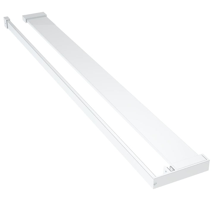 Paravan Duș Walk-In Cu Raft Sticlă Esg/Aluminiu