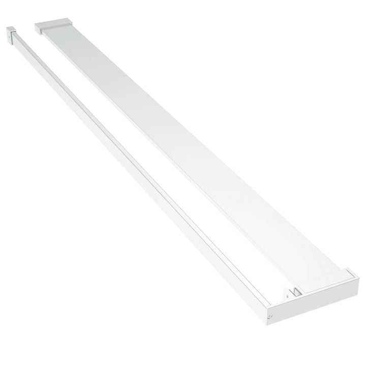 Paravan Duș Walk-In Cu Raft Sticlă Esg/Aluminiu