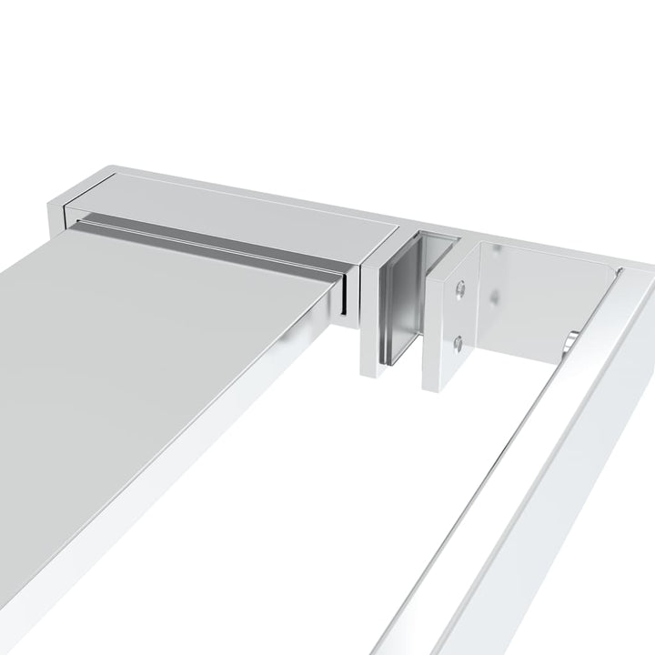 Paravan Duș Walk-In Cu Raft Sticlă Esg/Aluminiu