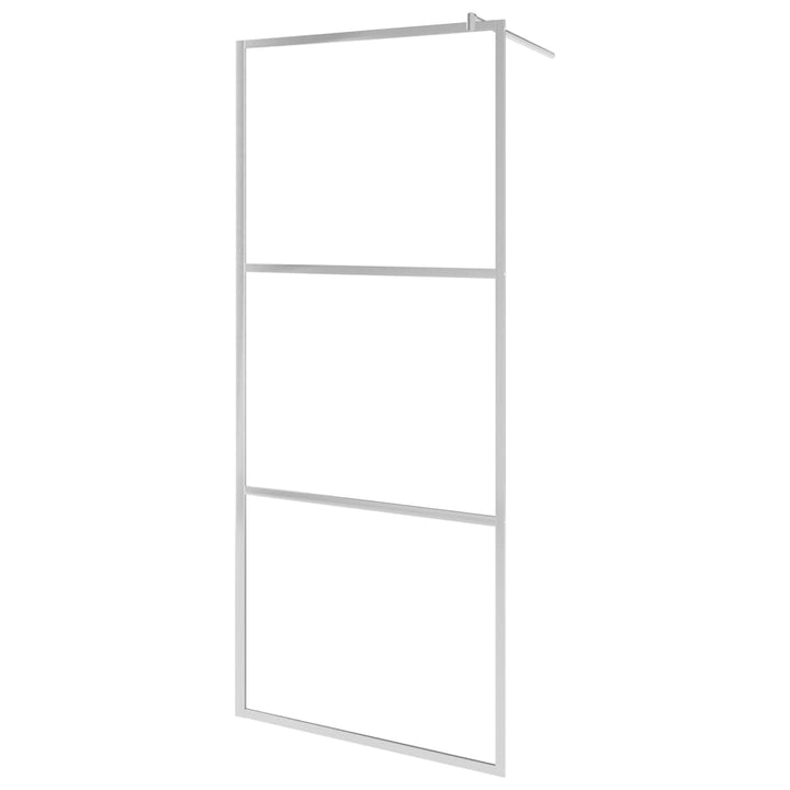 Paravan Duș Walk-In Cu Raft Sticlă Esg/Aluminiu