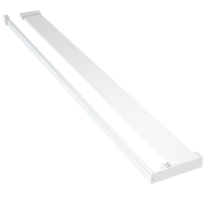 Paravan Duș Walk-In Cu Raft Sticlă Esg/Aluminiu