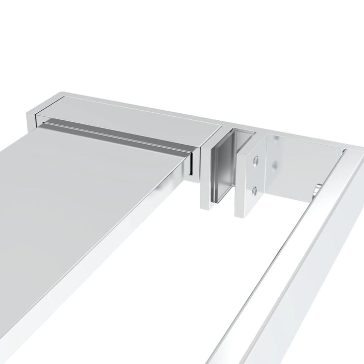 Paravan Duș Walk-In Cu Raft Sticlă Esg/Aluminiu