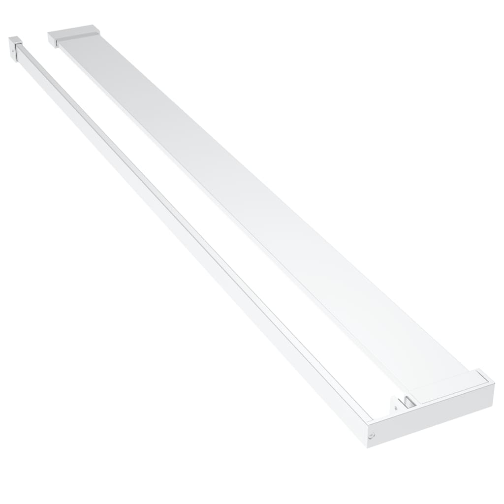 Paravan Duș Walk-In Cu Raft Sticlă Esg/Aluminiu