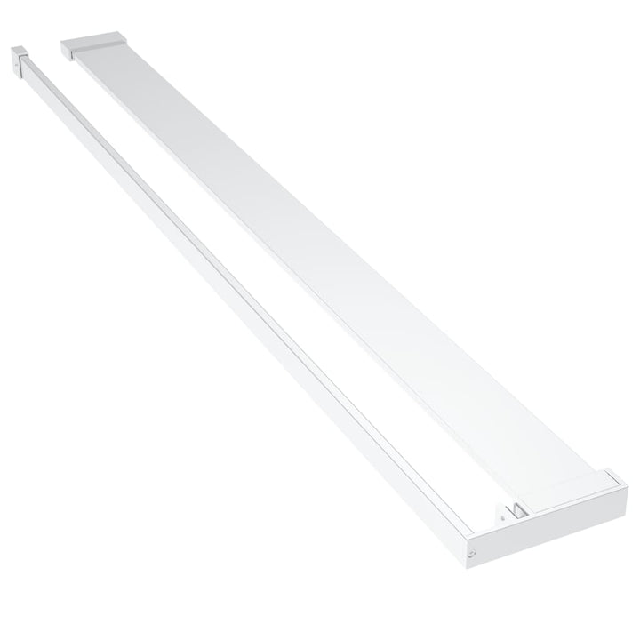 Paravan Duș Walk-In Cu Raft Sticlă Esg/Aluminiu