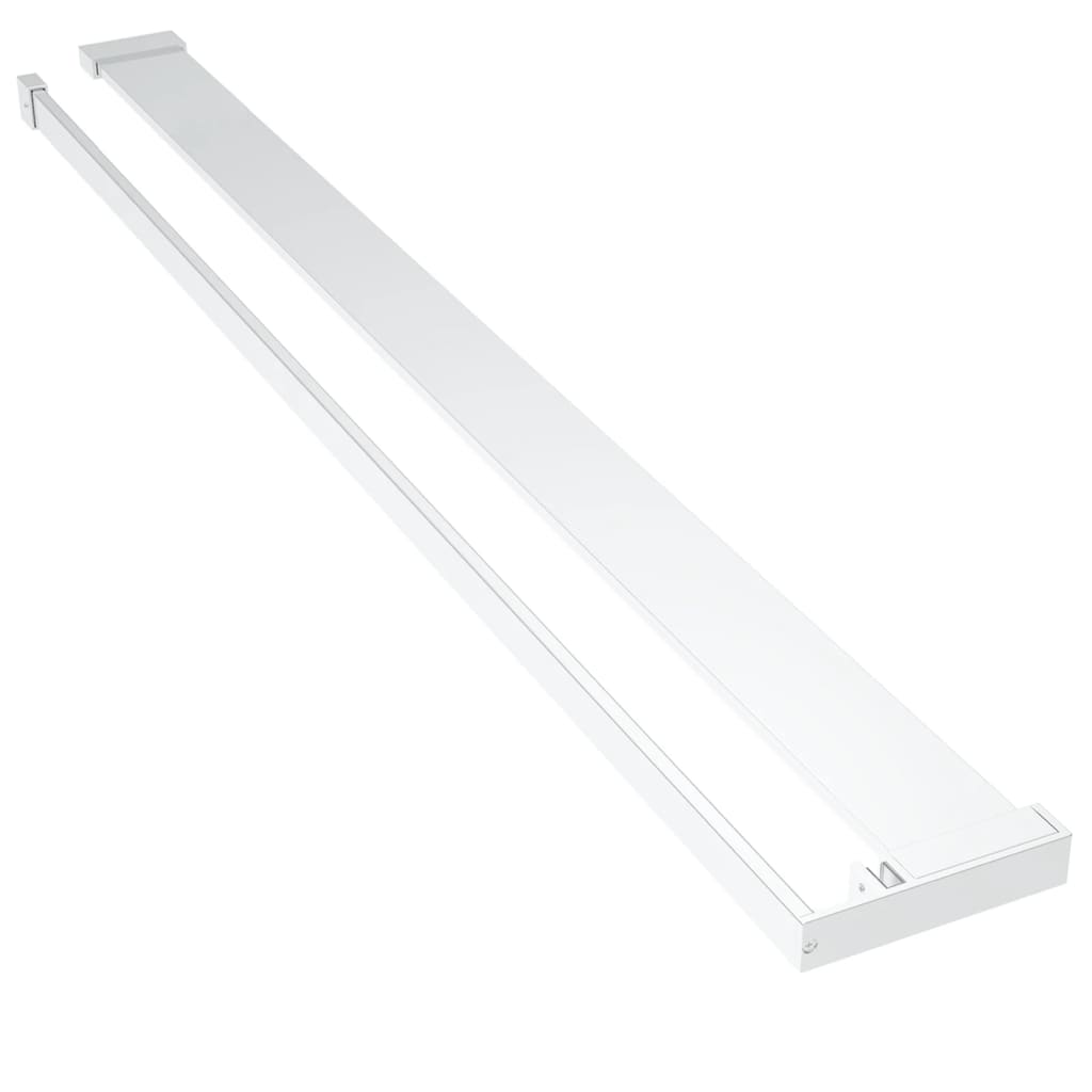 Paravan Duș Walk-In Cu Raft Sticlă Esg/Aluminiu