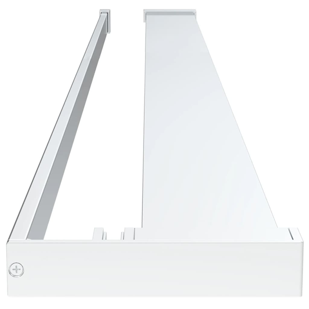 Paravan Duș Walk-In Cu Raft Sticlă Esg/Aluminiu