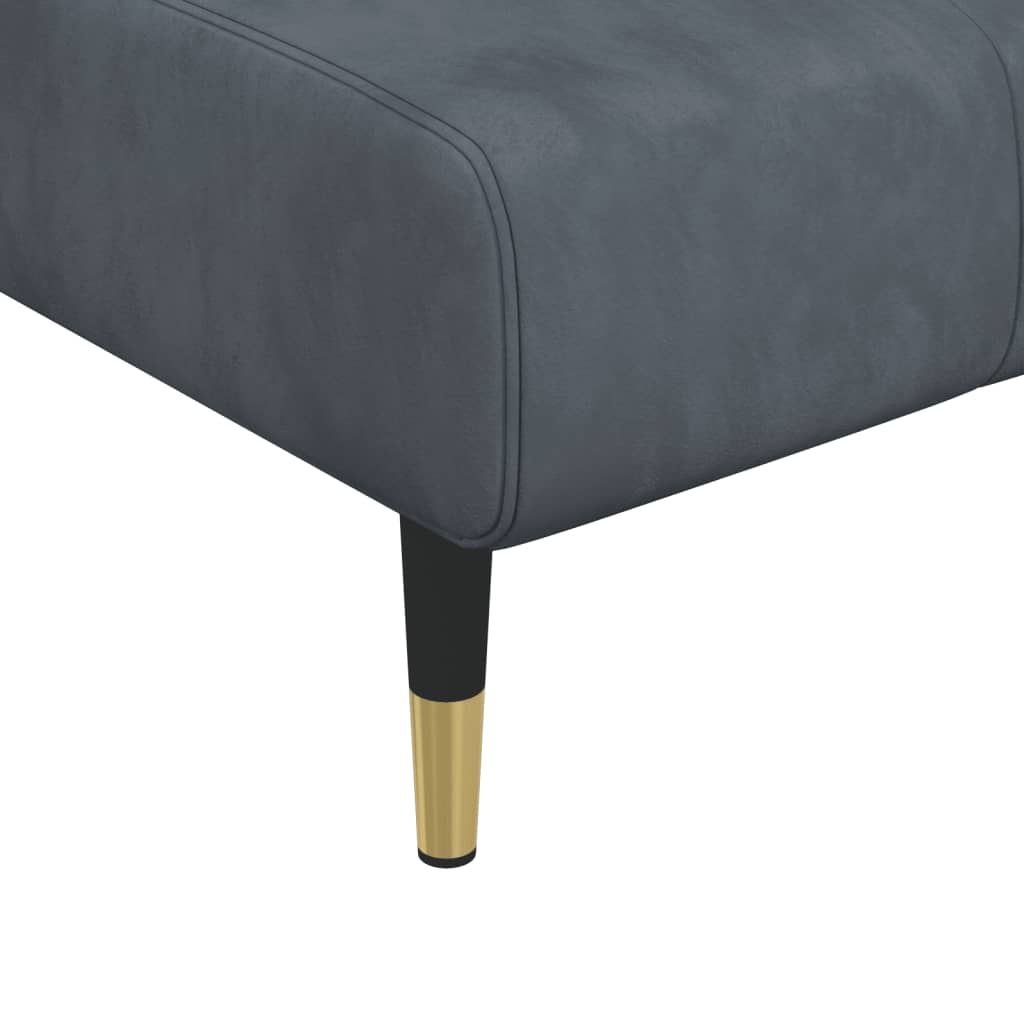 Canapea Extensibilă Formă De L 275X140X70 Cm Catifea