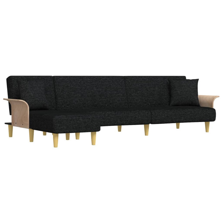 Canapea Extensibilă În Formă De L 279X140X70 Cm Textil