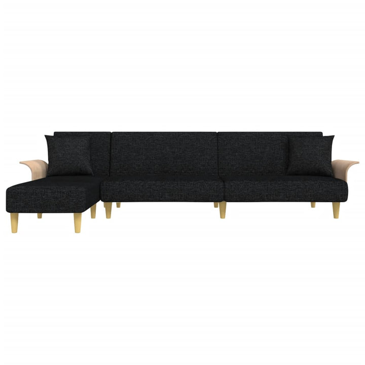 Canapea Extensibilă În Formă De L 279X140X70 Cm Textil