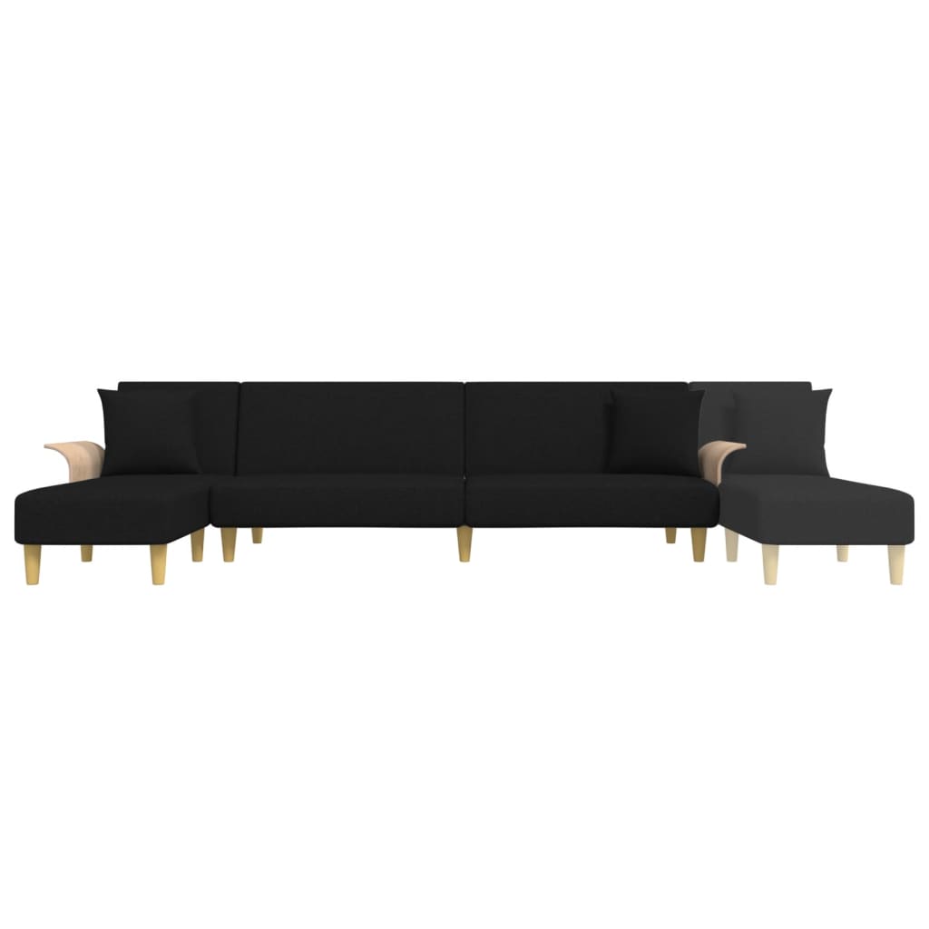 Canapea Extensibilă În Formă De L 279X140X70 Cm Textil
