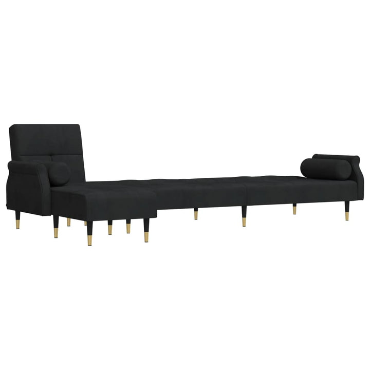 Canapea Extensibilă În Formă De L 271X140X70 Cm Catifea