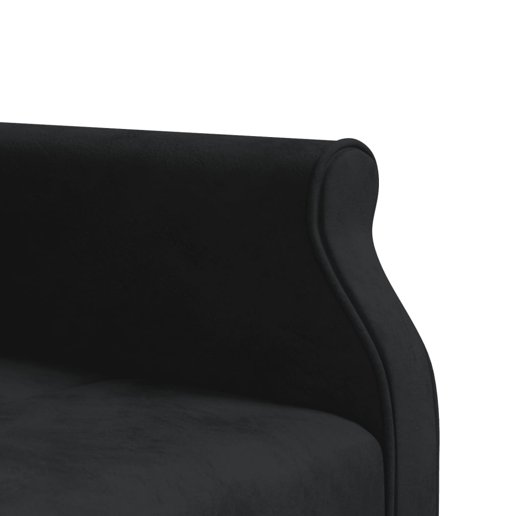 Canapea Extensibilă În Formă De L 271X140X70 Cm Catifea