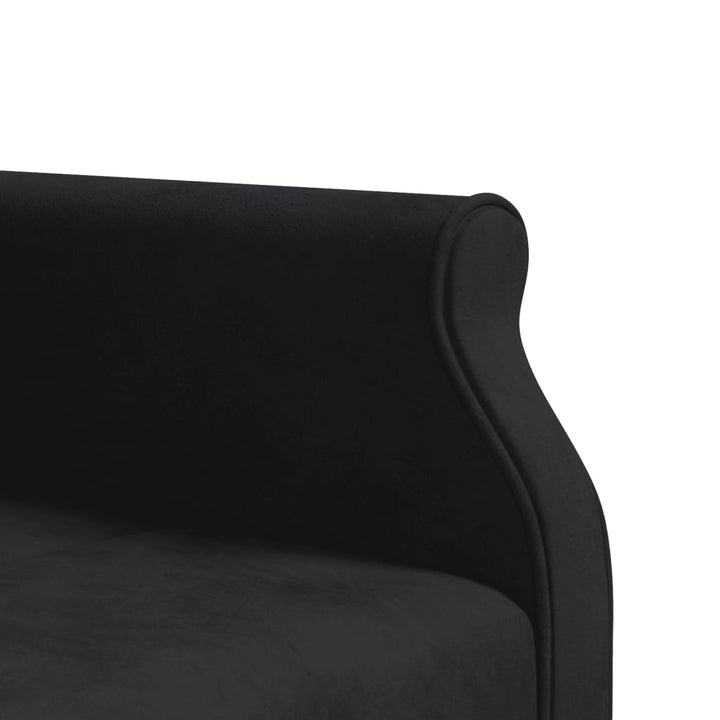 Canapea Extensibilă În Formă De L 271X140X70 Cm Catifea