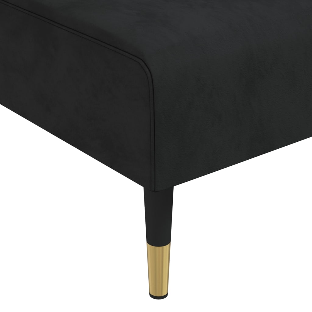 Canapea Extensibilă În Formă De L 271X140X70 Cm Catifea