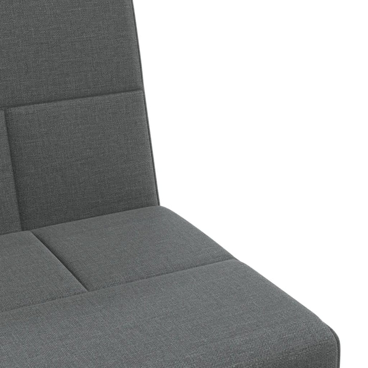 Canapea Extensibilă În Formă De L Gri 255X140X70 Cm Textil