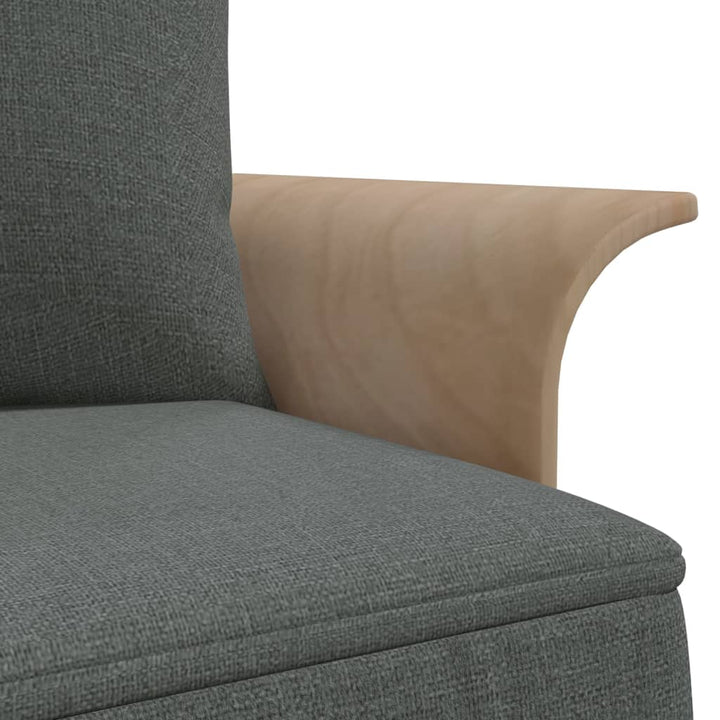 Canapea Extensibilă În Formă De L Gri 279X140X70 Cm Textil