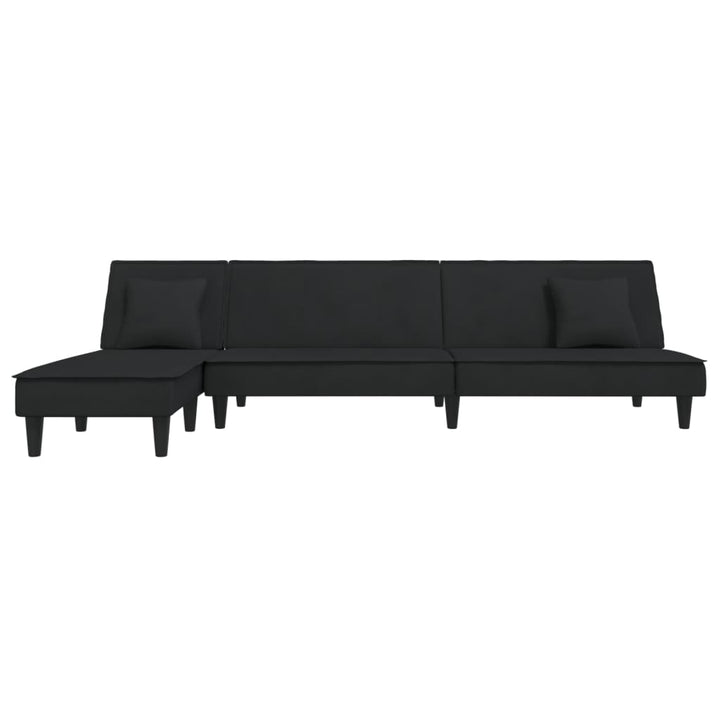 Canapea Extensibilă În Formă De L 255X140X70 Cm Catifea
