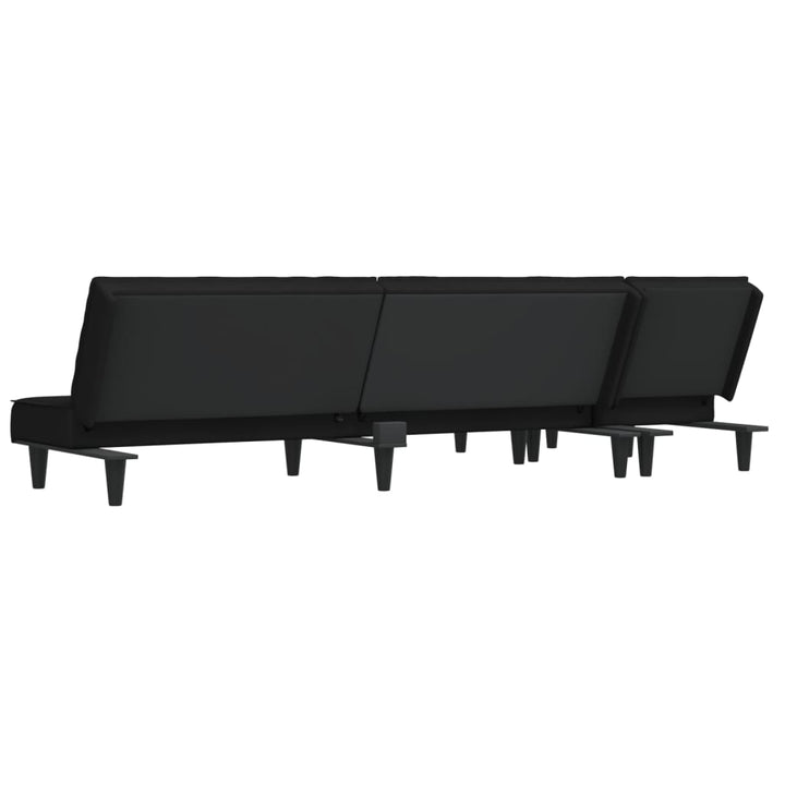 Canapea Extensibilă În Formă De L 255X140X70 Cm Catifea
