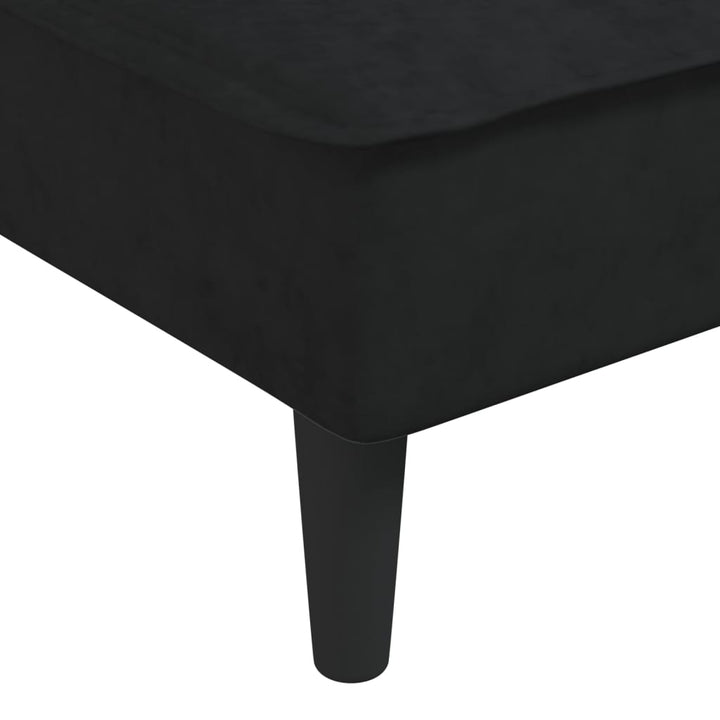 Canapea Extensibilă În Formă De L 255X140X70 Cm Catifea