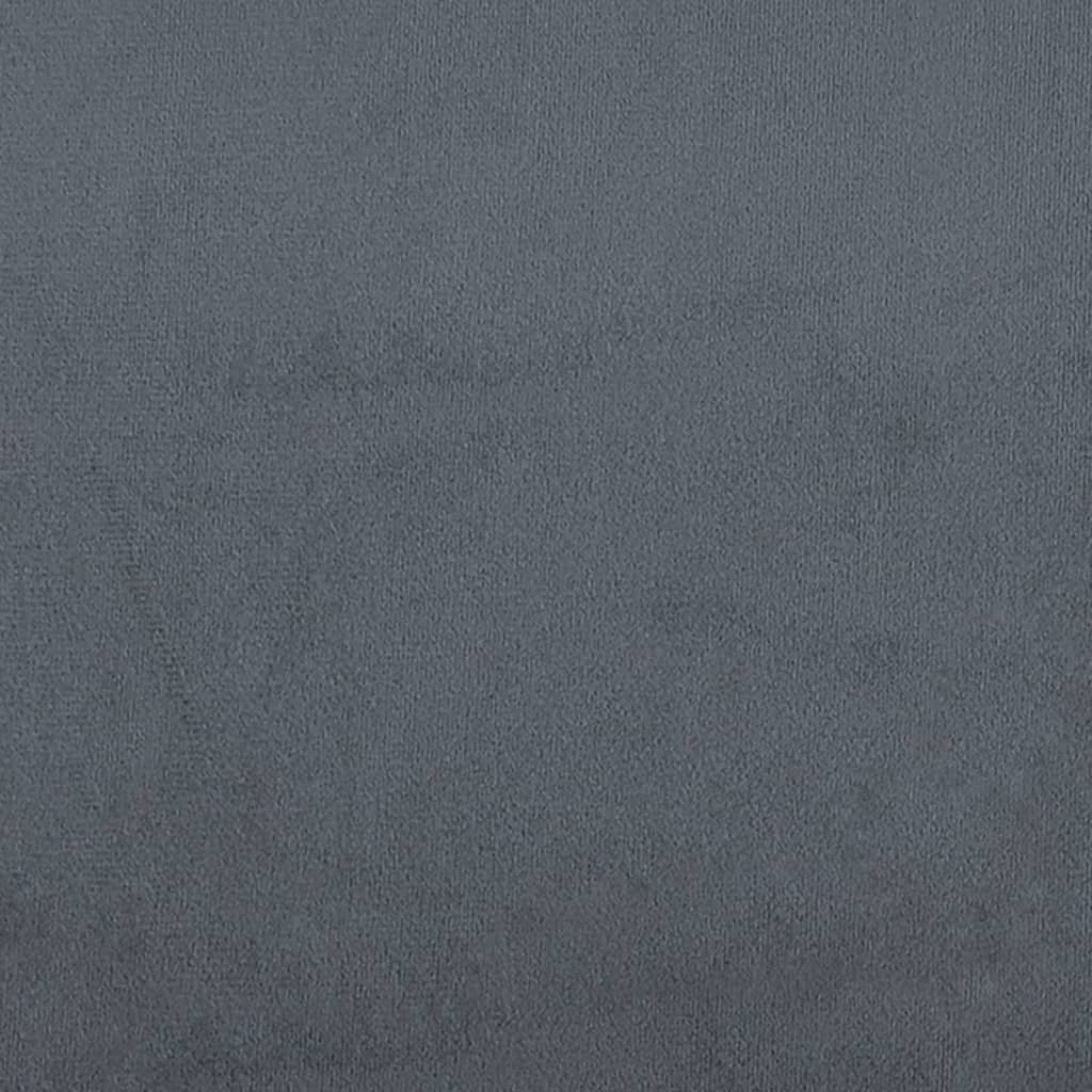 Canapea Extensibilă În Formă De L Gri 271X140X70 Cm Catifea