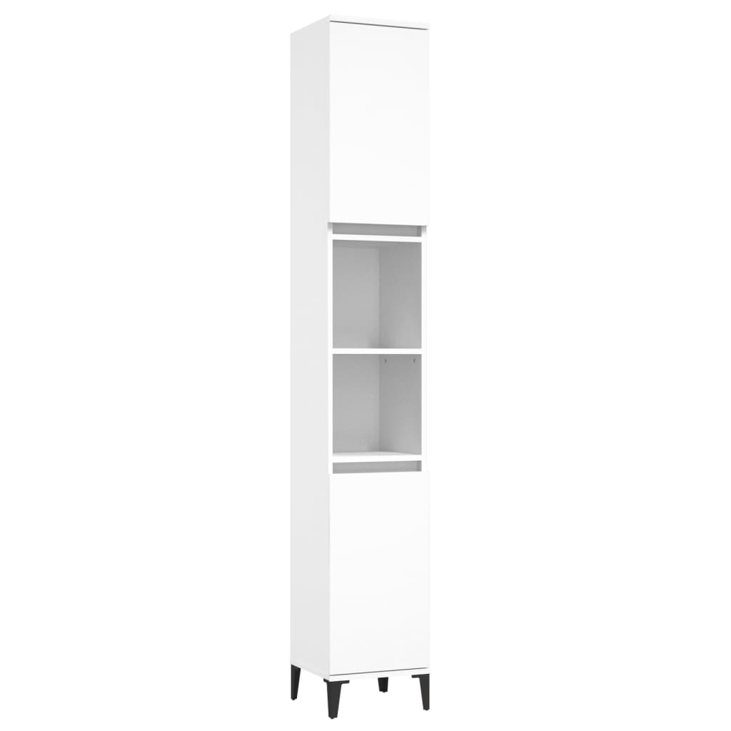 Set Mobilier De Baie, 3 Piese, , Lemn Compozit