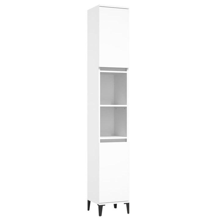Set Mobilier De Baie, 3 Piese, , Lemn Compozit