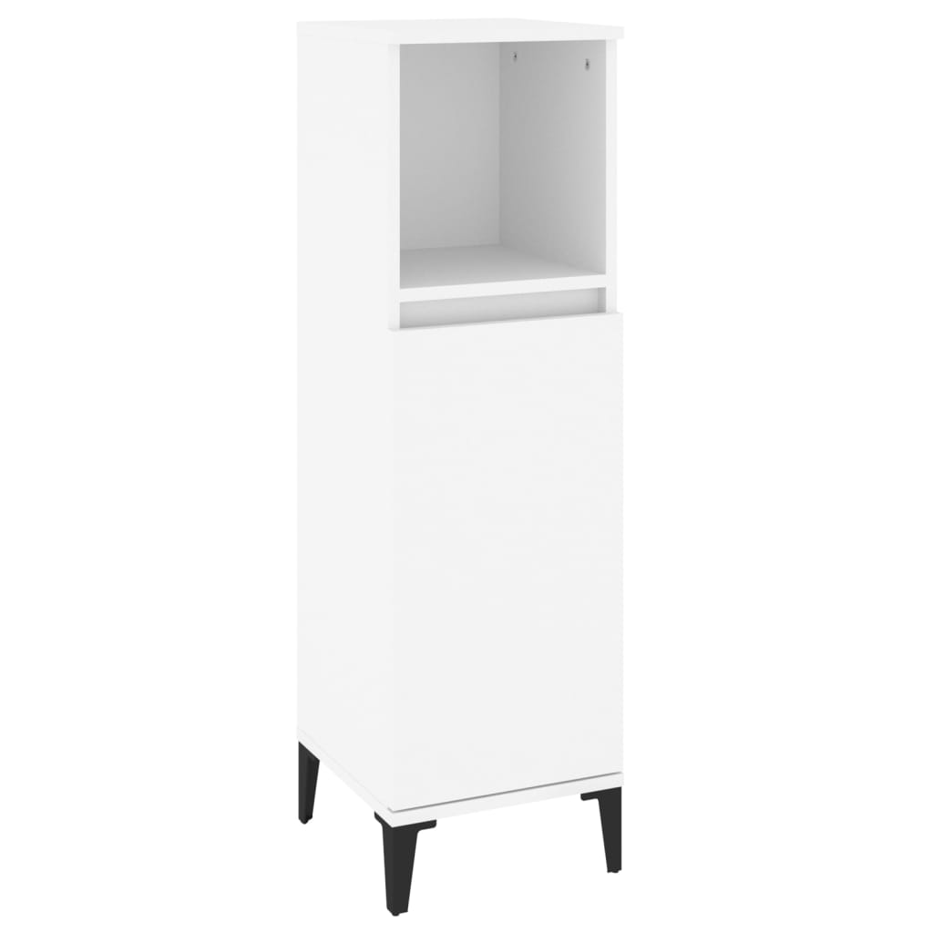 Set Mobilier De Baie, 3 Piese, , Lemn Compozit