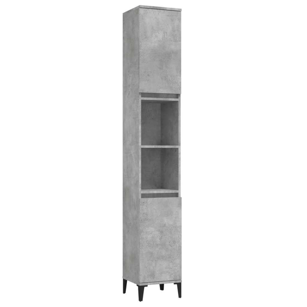 Set Mobilier De Baie, 3 Piese, , Lemn Compozit