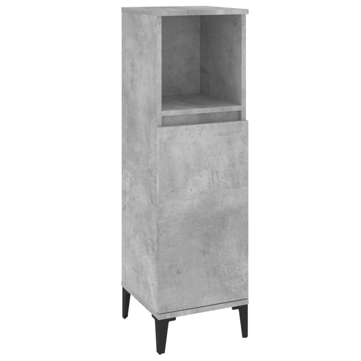 Set Mobilier De Baie, 3 Piese, , Lemn Compozit