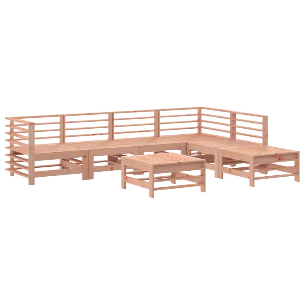 Set Mobilier De Grădină Cu Perne, 7 Piese, Lemn Masiv Douglas