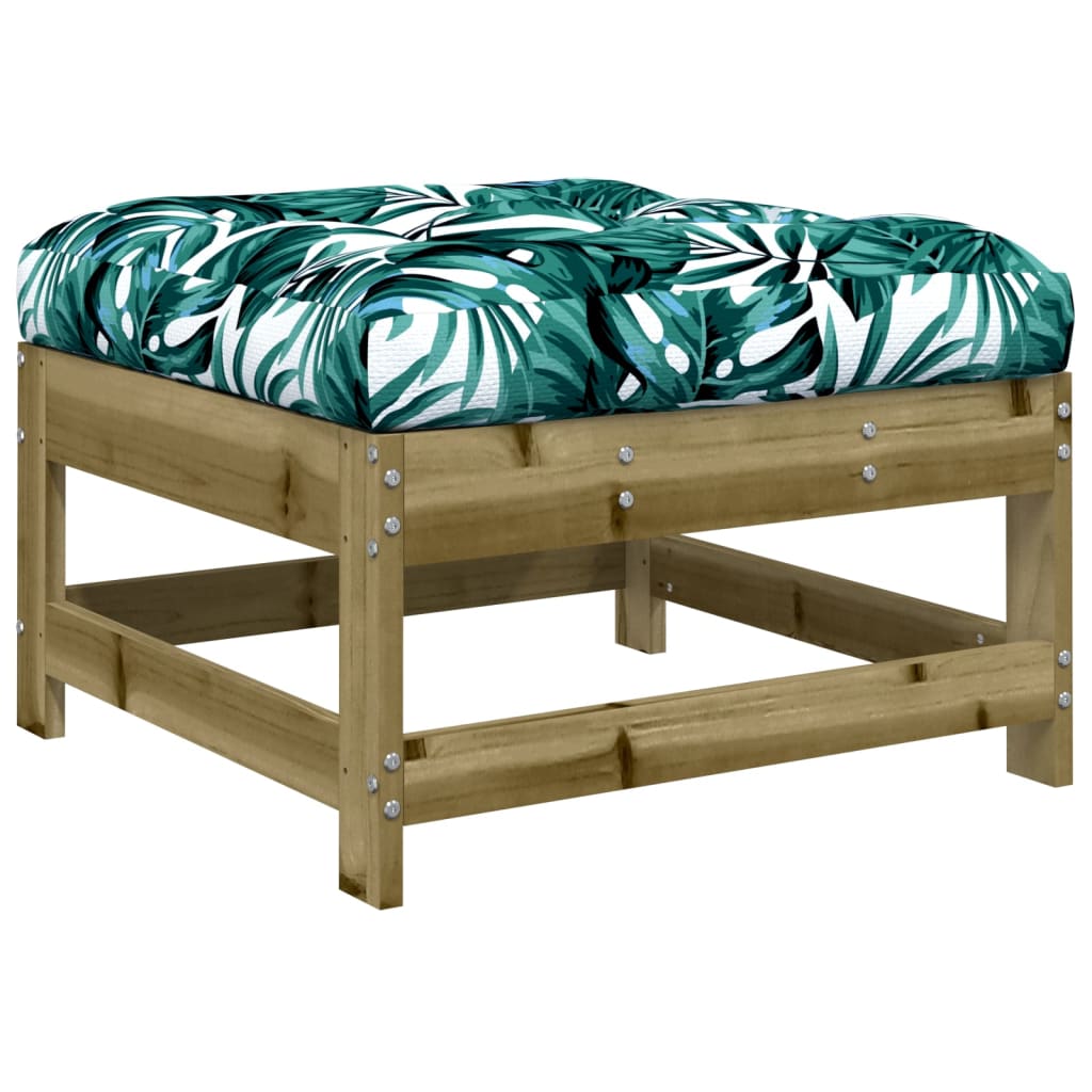 Set Mobilier De Grădină Cu Perne, 5 Piese, Lemn De Pin Tratat