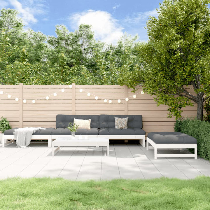 Set Mobilier De Grădină Cu Perne, 5 Piese, Lemn Masiv