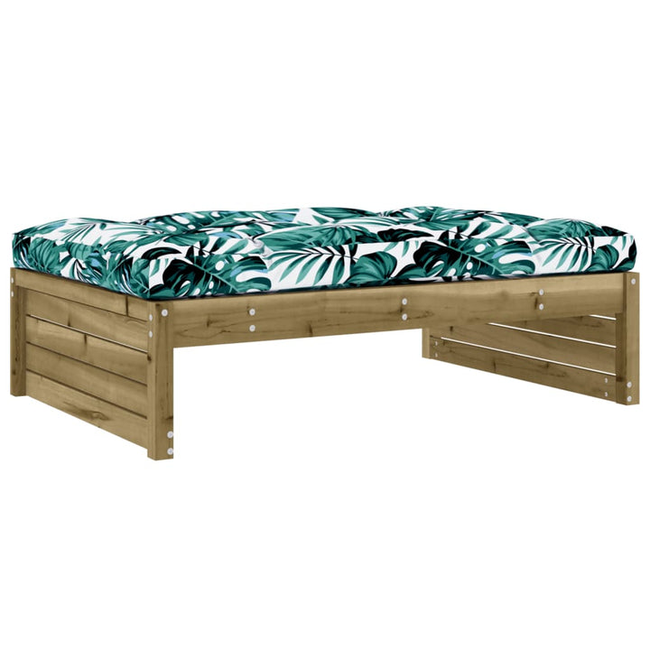 Set Mobilier De Grădină Cu Perne, 6 Piese, Lemn De Pin Tratat