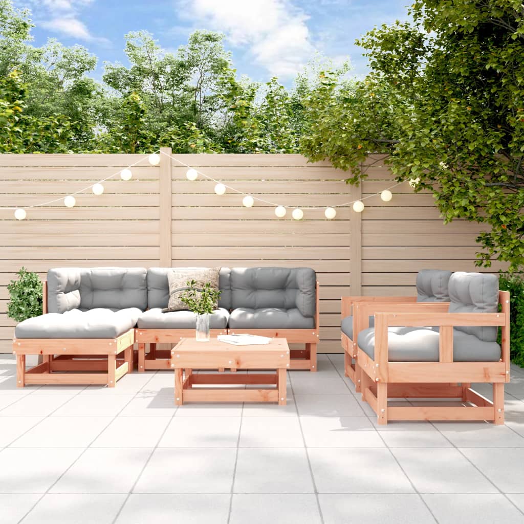 Set Mobilier De Grădină, 7 Piese, Lemn De Pin Tratat