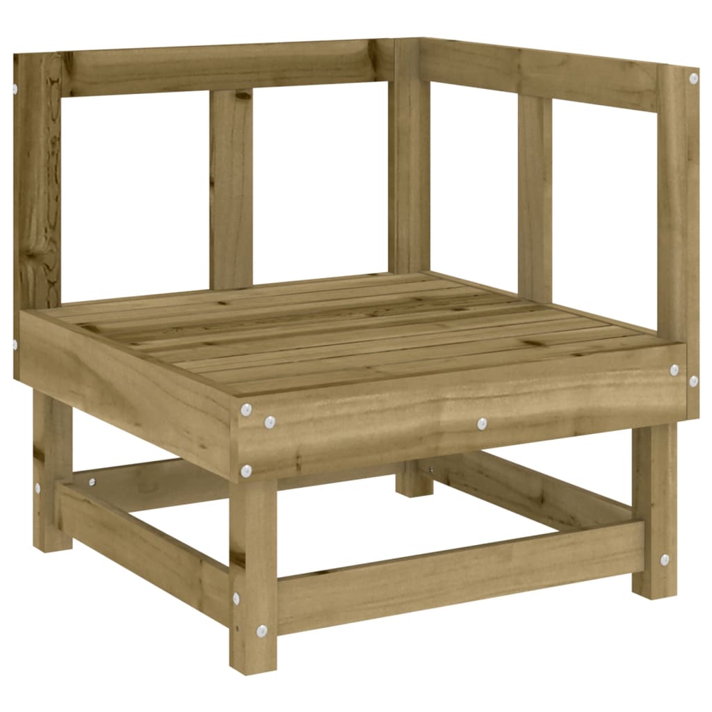 Set Mobilier Relaxare De Grădină, 8 Piese, Lemn De Pin Tratat