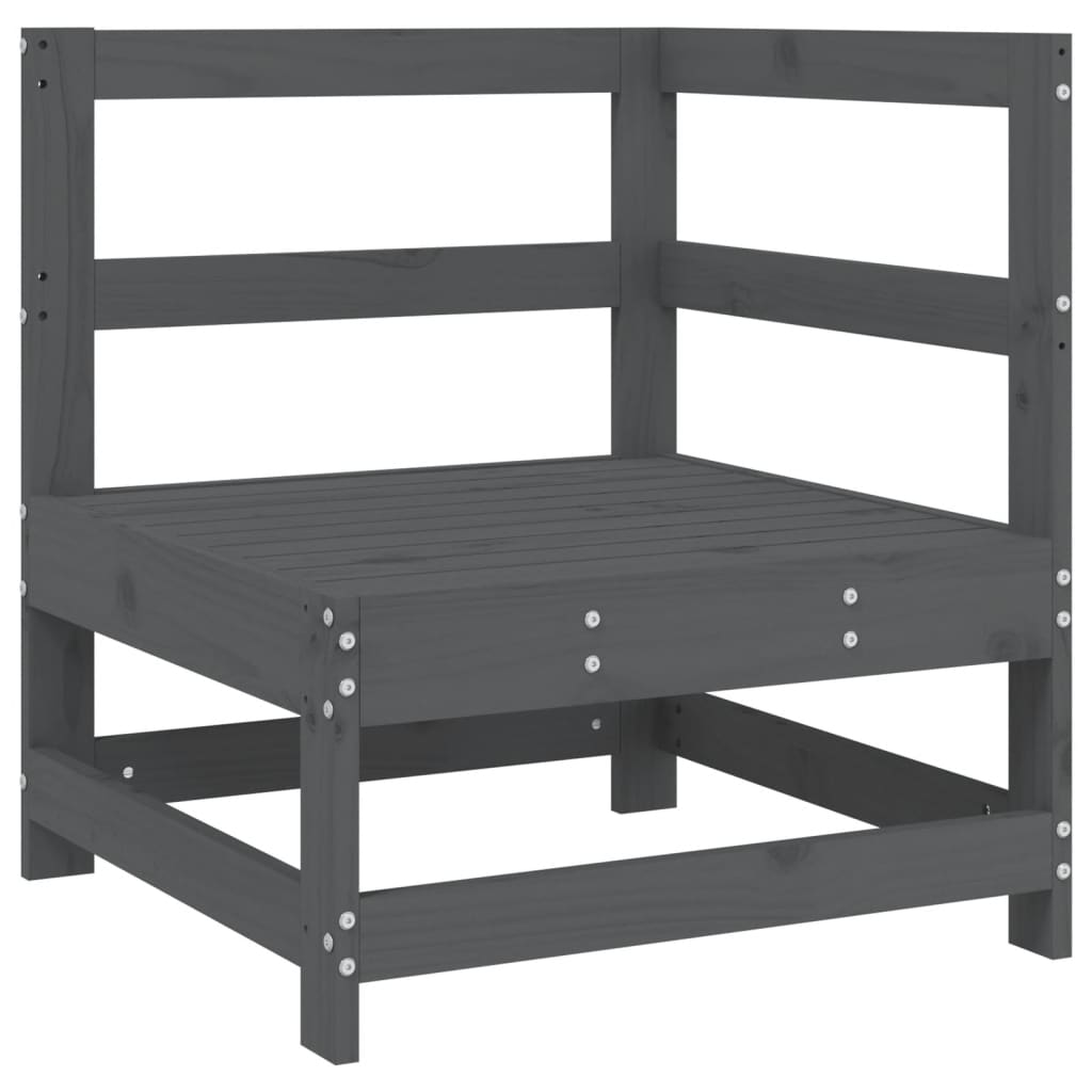 Set Mobilier De Grădină, 7 Piese, , Lemn Masiv De Pin