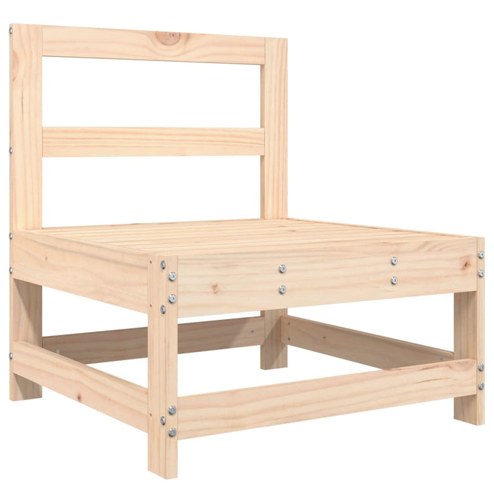 Set Mobilier De Grădină, 7 Piese, Lemn Masiv De Pin