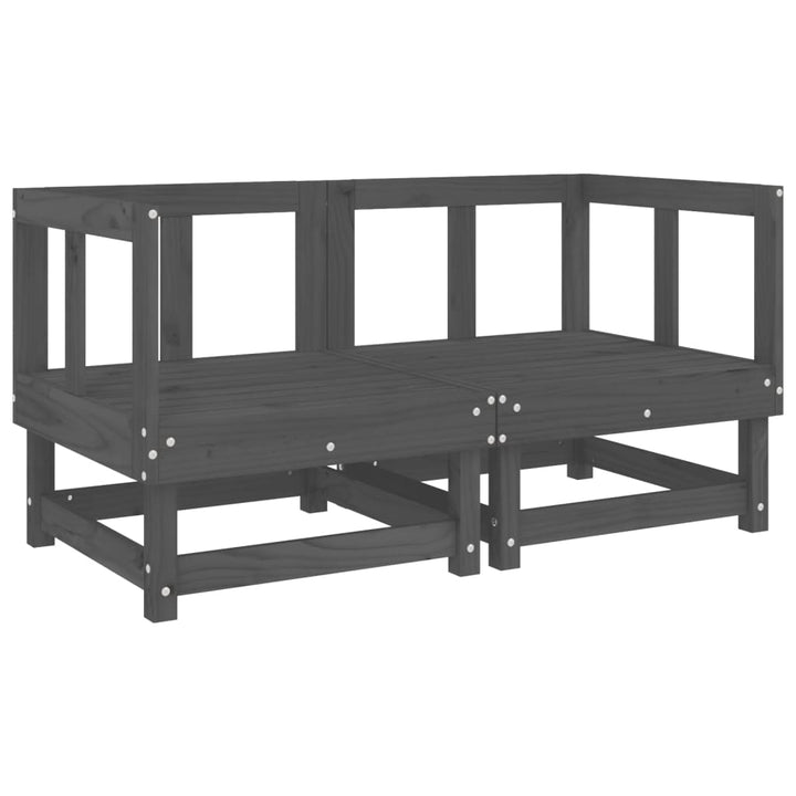 Set Mobilier De Grădină, 7 Piese, , Lemn Masiv De Pin