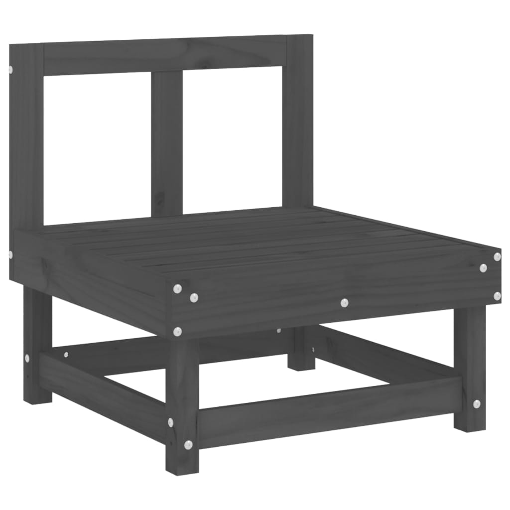Set Mobilier De Grădină, 7 Piese, , Lemn Masiv De Pin