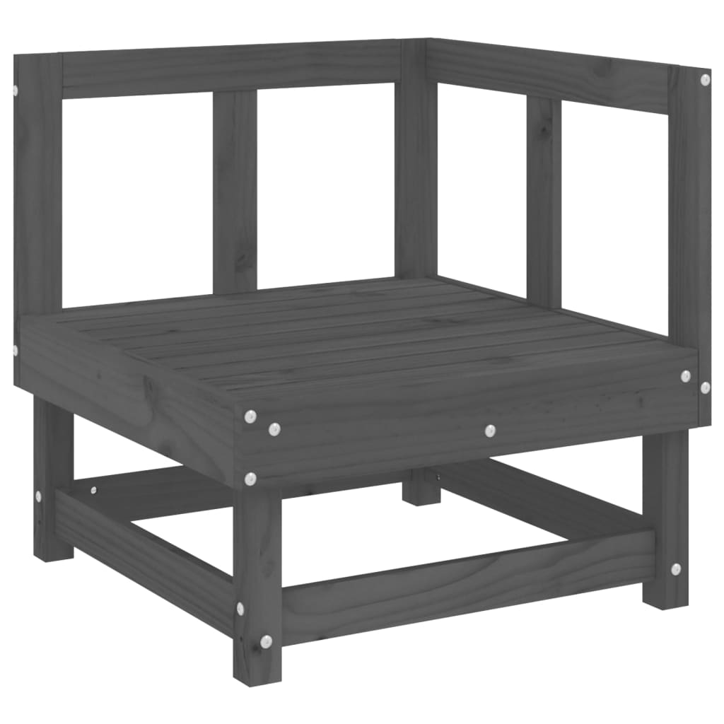 Set Mobilier De Grădină, 7 Piese, , Lemn Masiv De Pin