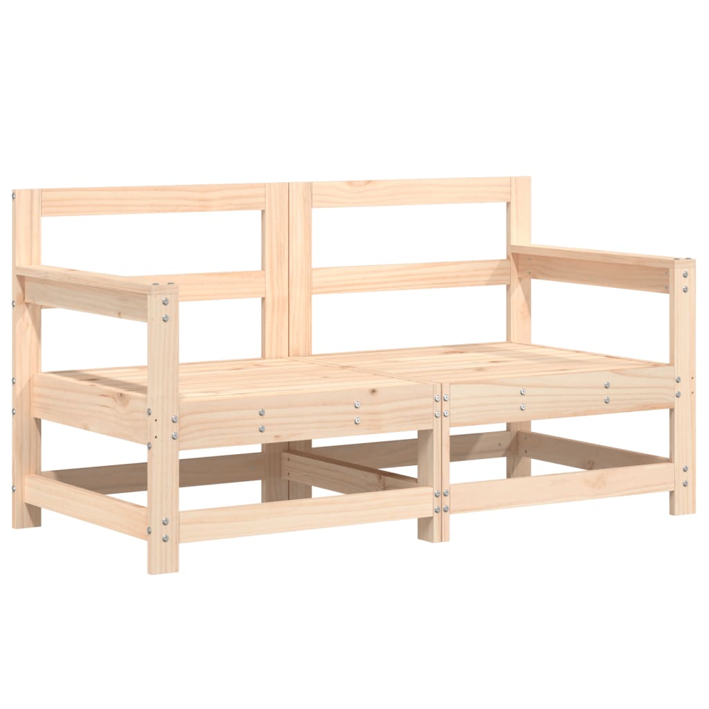 Set Mobilier De Grădină, 7 Piese, Lemn Masiv De Pin