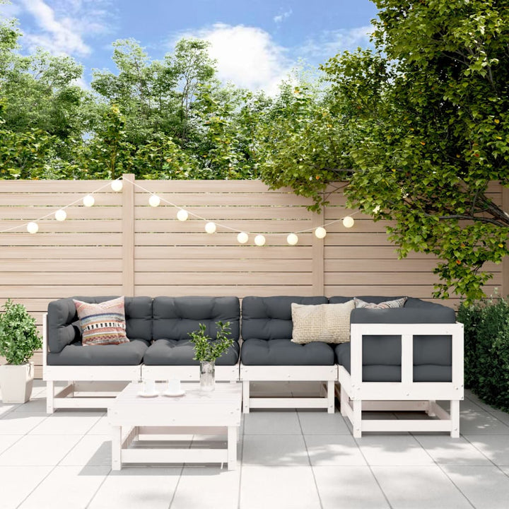 Set Mobilier Relaxare Grădină, 6 Piese, Lemn Masiv Douglas