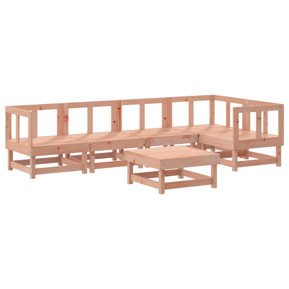 Set Mobilier Relaxare Grădină, 6 Piese, Lemn Masiv Douglas