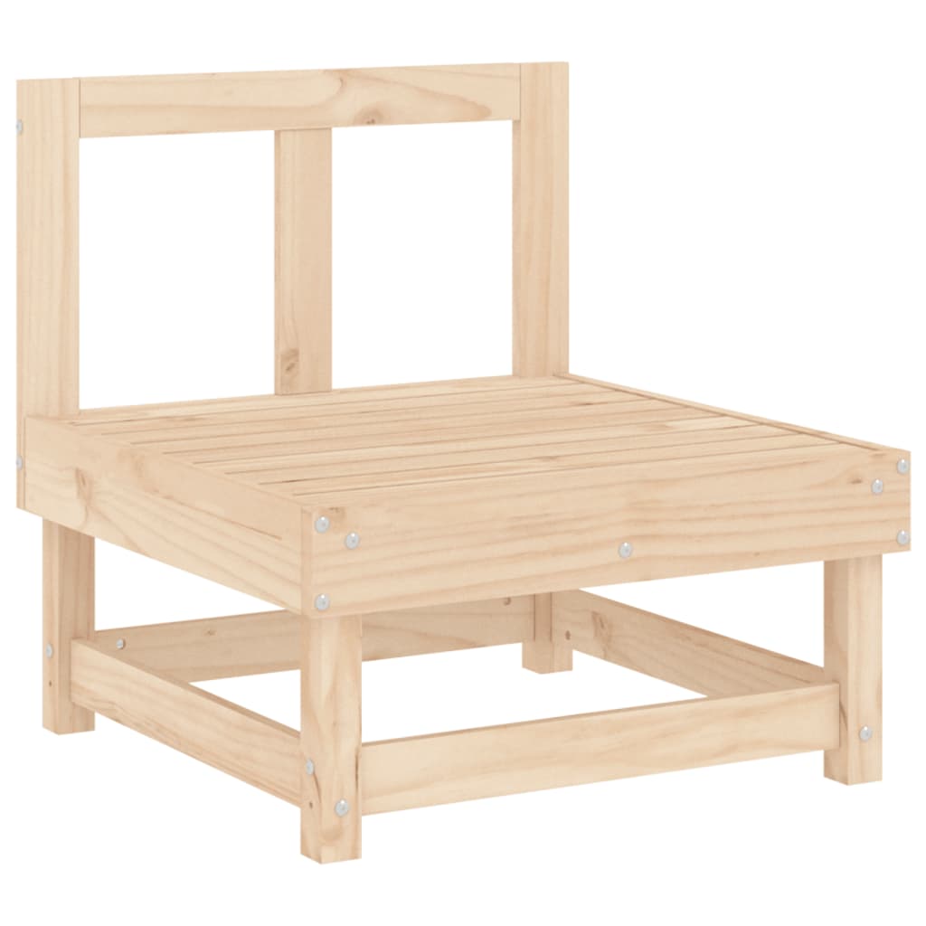 Set Mobilier De Grădină, 7 Piese, Lemn Masiv De Pin
