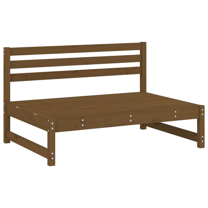 Set Mobilier Grădină, 2 Piese, Maro Miere, Lemn Masiv De Pin