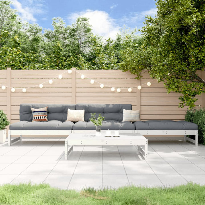 Set Mobilier Relaxare Grădină, 4 Piese, Lemn Masiv Douglas
