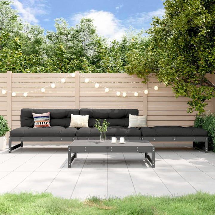 Set Mobilier Relaxare Grădină, 4 Piese, Lemn Masiv Douglas